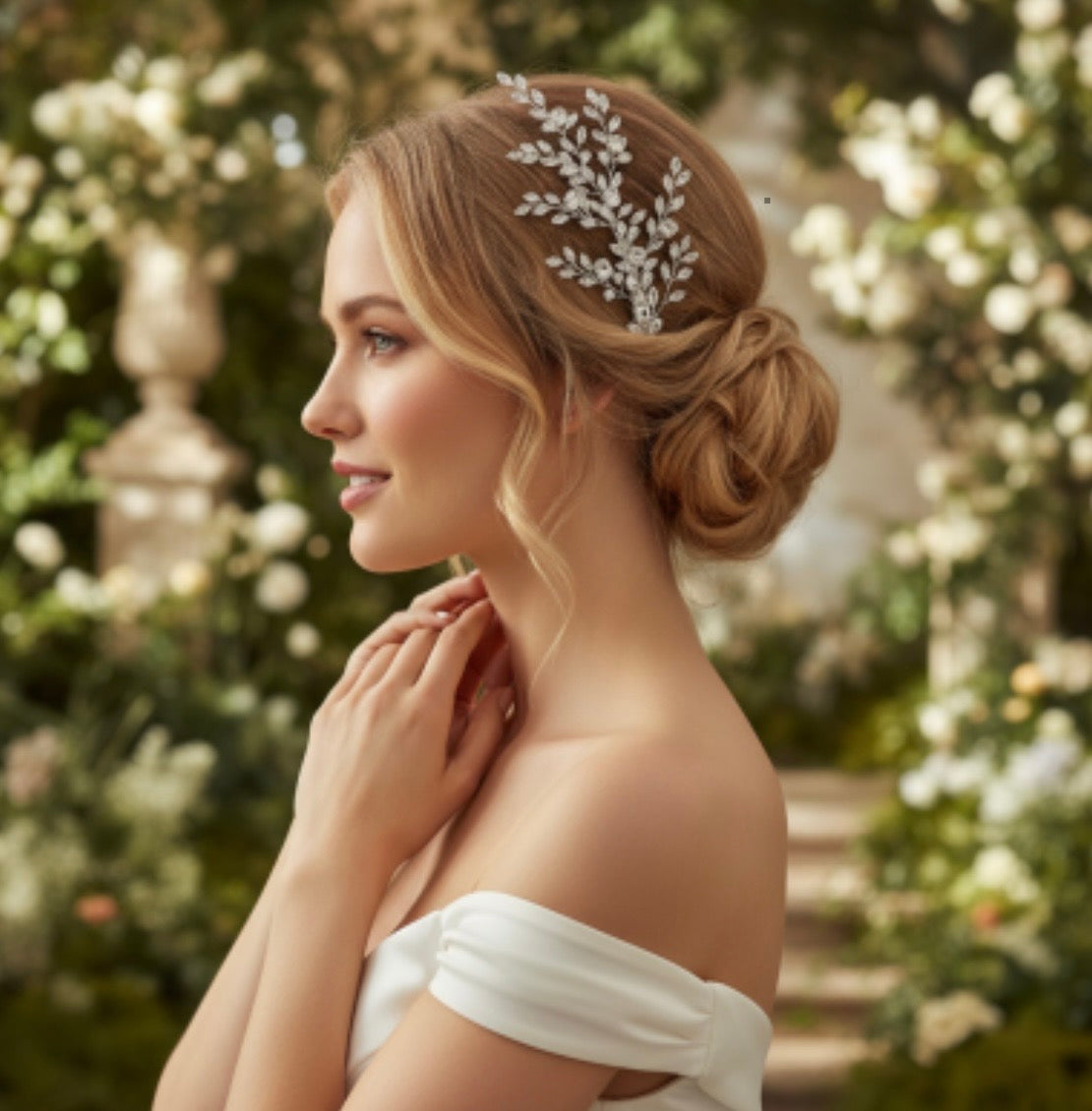 Olive Bridal Head Piece