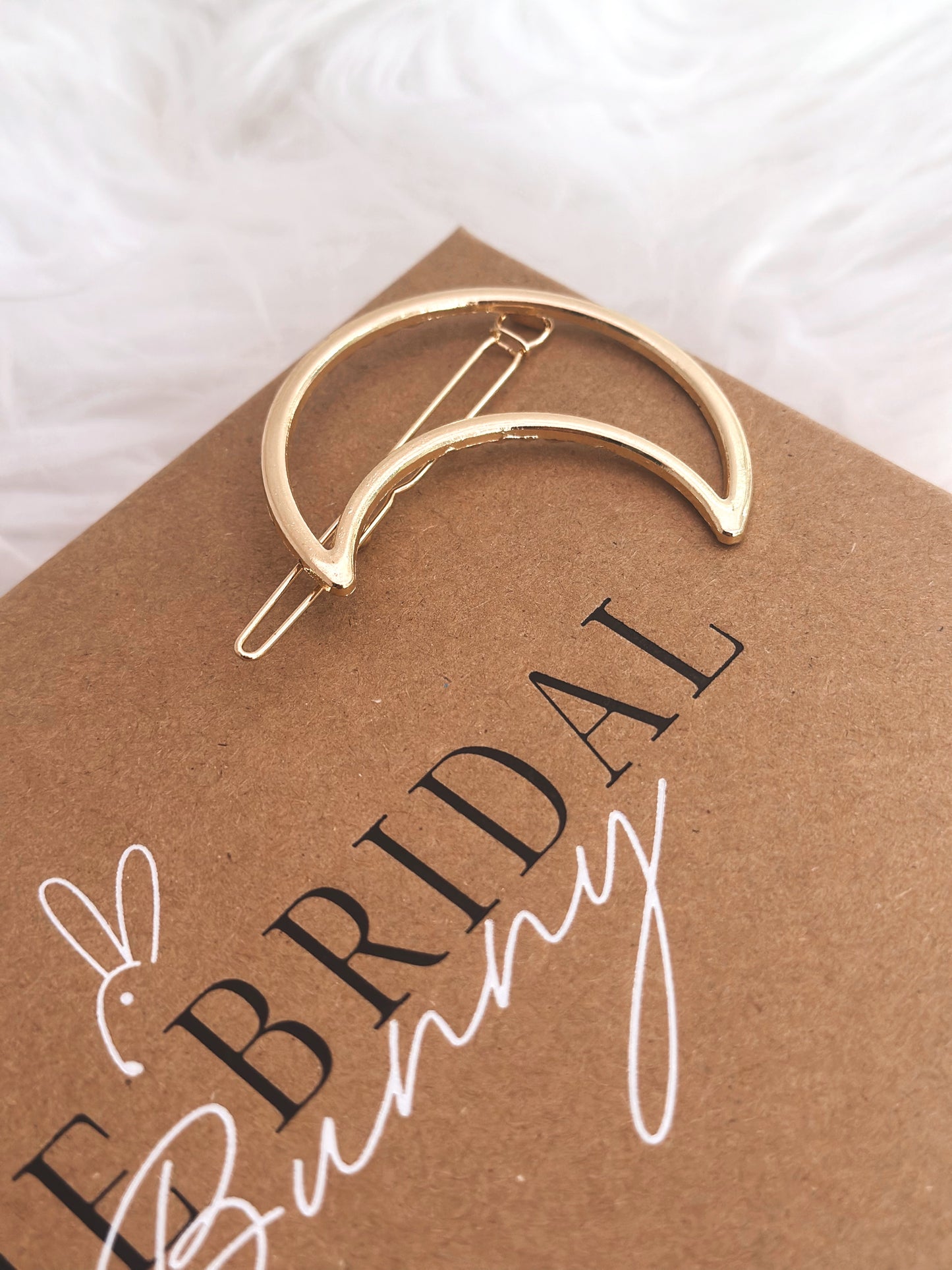 3 x Boho Crescent Moon Hair Clips