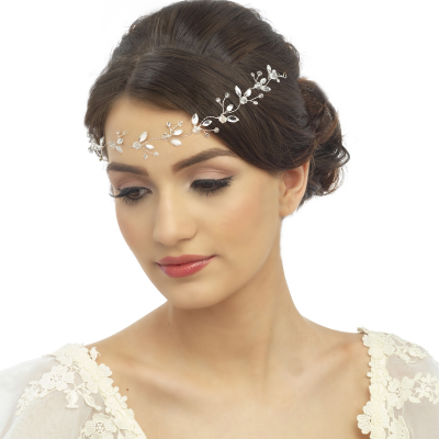 Iris Wedding Hair Vine