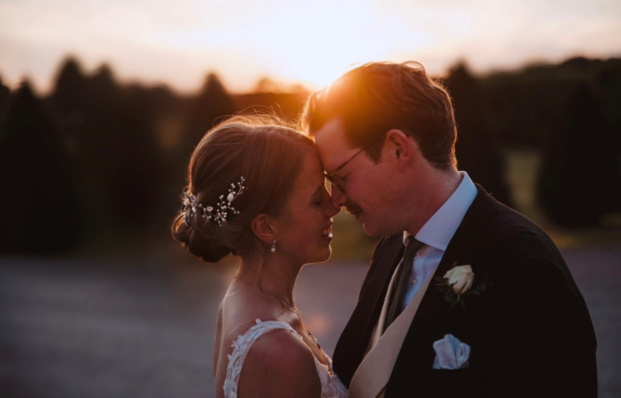 Beautiful Silver Leaf Bridal Hair Vine