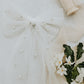 BEAU Veil // Tulle Bridal Peal Hair Bow