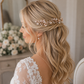 Alba Gold Wedding Hair Vine