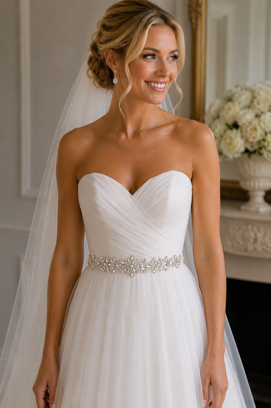 Scorpio Crystal Bridal Belt